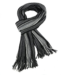 Mens Gray, White, and Black Stylish Scarf